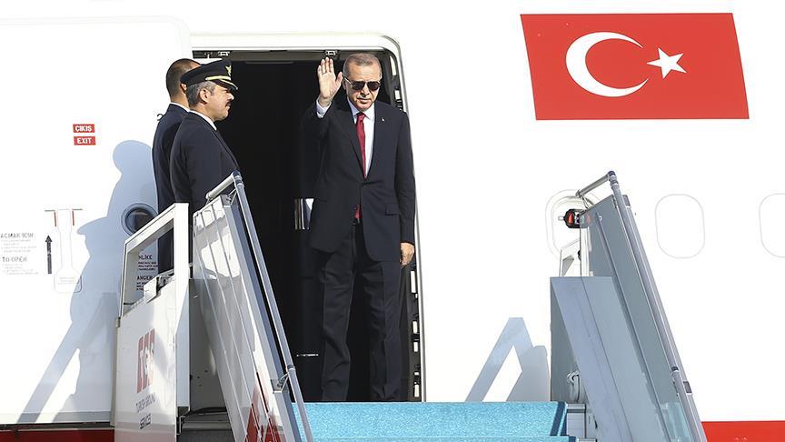 Cumhurbaşkanı Erdoğan Soçi'ye gitti 