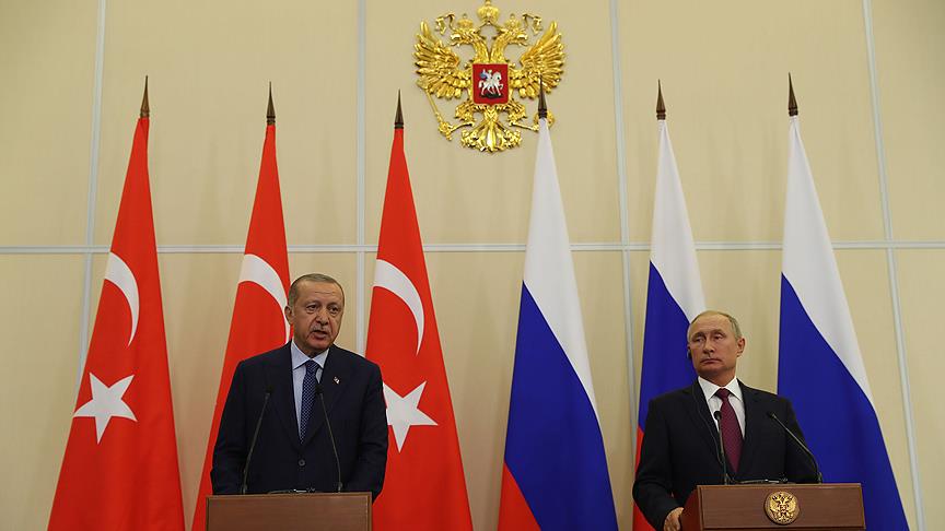 Erdoğan ve Putin'in Soçi zirvesi dünya basınında