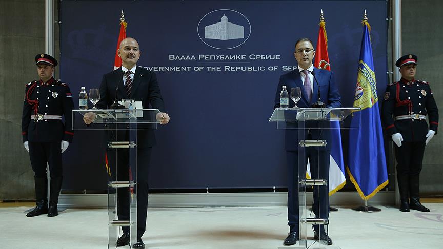 İçişleri Bakanı Soylu: Sırbistan, 15 Temmuz'da tereddütsüz bir duruş sergiledi
