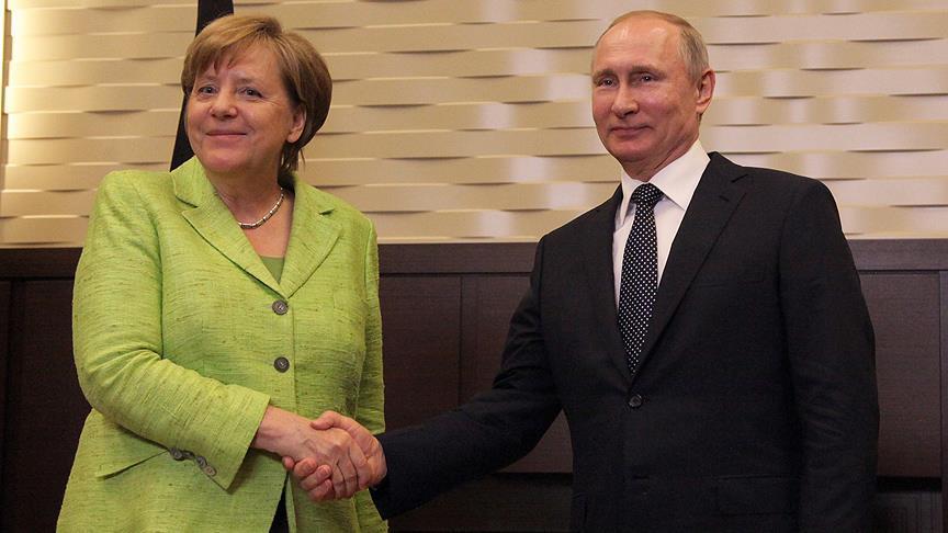 German Chancellor discusses Syria with Russia's Putin