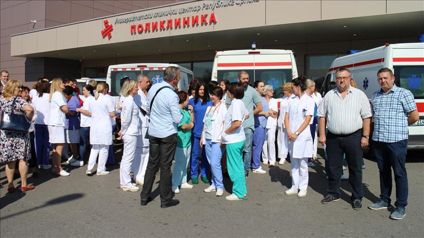 Banjaluka: Održan štrajk upozorenja zdravstvenih radnika