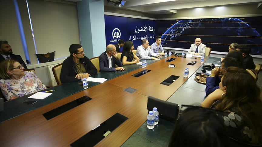 Tunisian media delegation visits Anadolu Agency