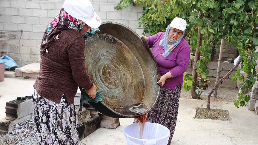 Kapadokya üzümünün pekmeze yolculuğu