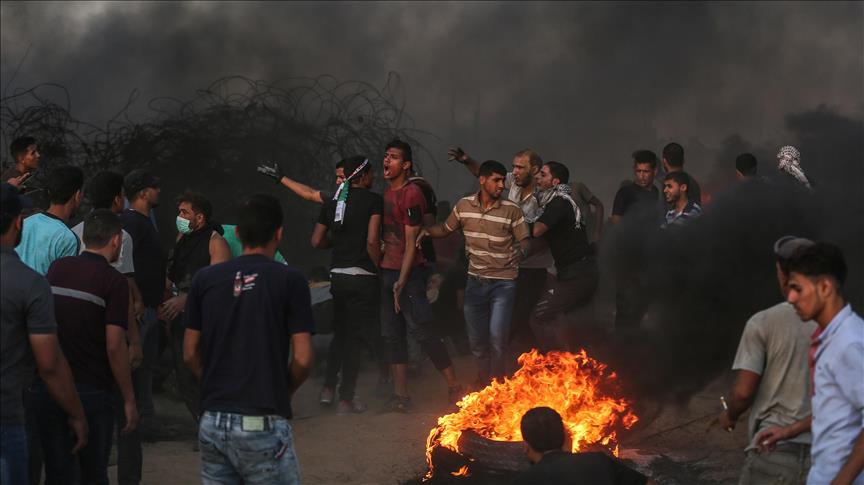 Fuerzas israelíes intervinieron en protestas en la frontera de Gaza 