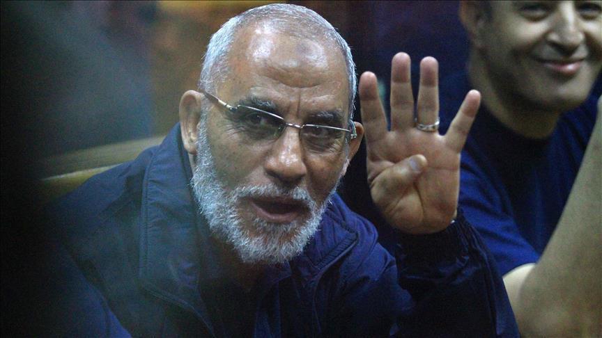 صدور حکم حبس ابد برای رهبر اخوان المسلمین در مصر