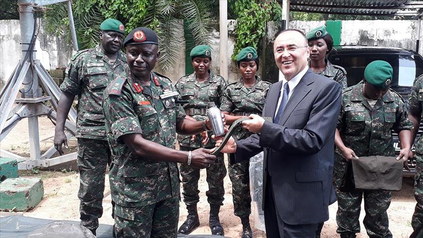 Turkey donates military hardware to Gambia