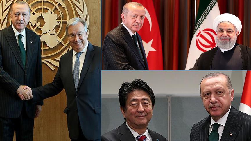 Эрдоган провел ряд встреч на Генассамблее ООН