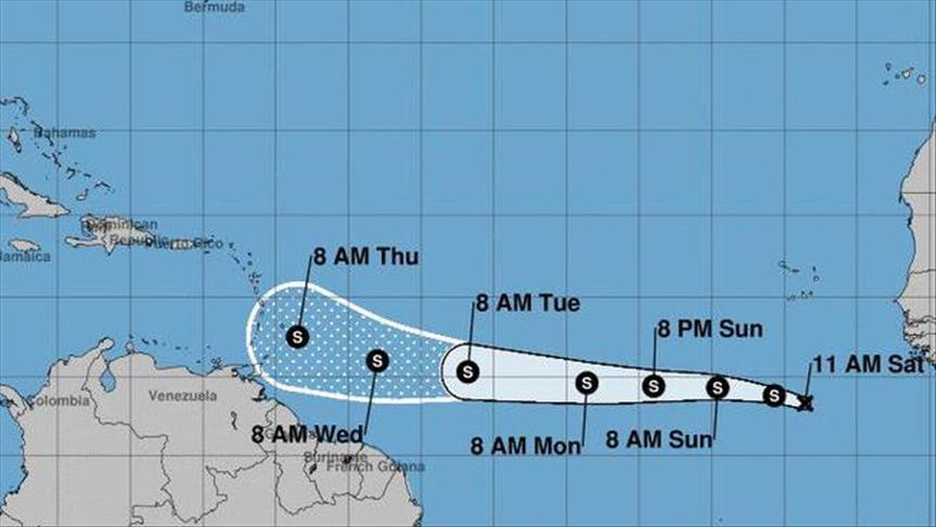 Tormenta tropical Kirk toma fuerza tras avanzar al oeste del Atlántico