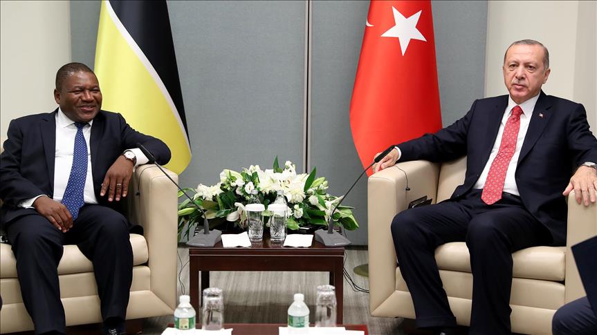 Erdogan rencontre le président du Mozambique à New York 