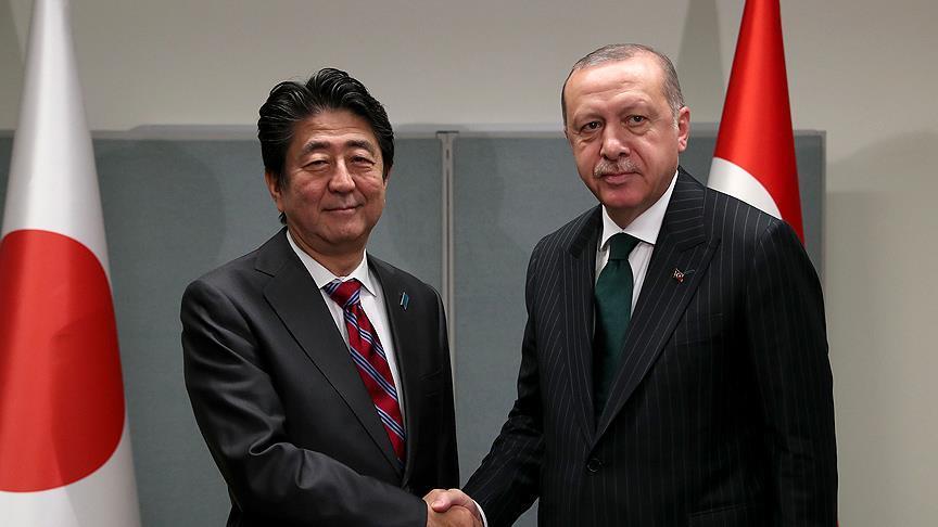 Turkey’s president meets Japanese, Iranian leaders