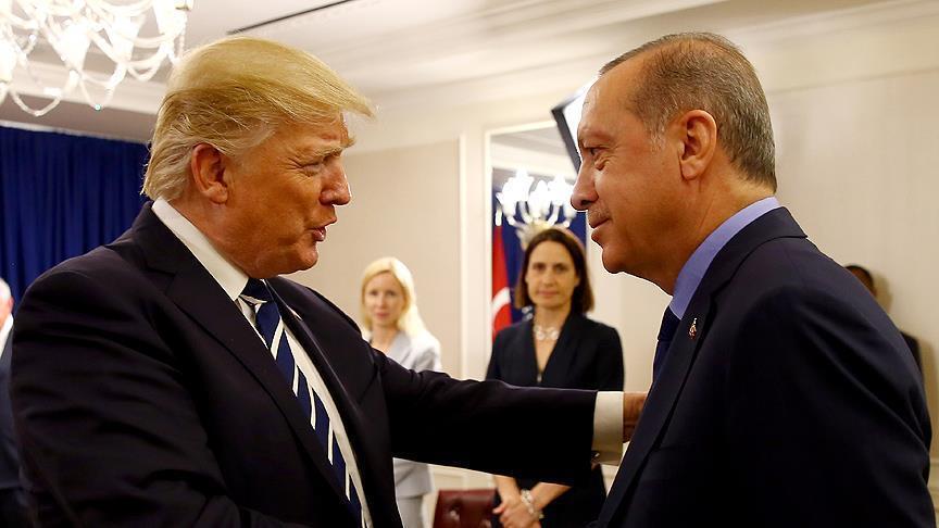 Presiden Erdogan, Trump bertemu sebentar sebelum pidato di PBB