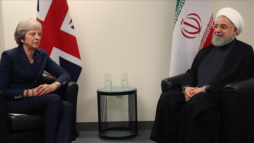 روحانی لهگهڵ مای و ماكرۆن كۆبۆوه
