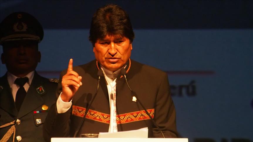 Evo Morales critica duramente al gobierno de Estados Unidos