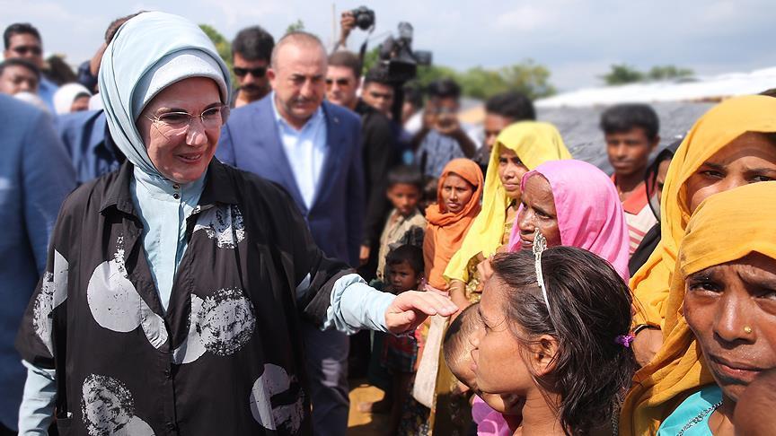 Turkey's first lady awarded for humanitarian aid in US