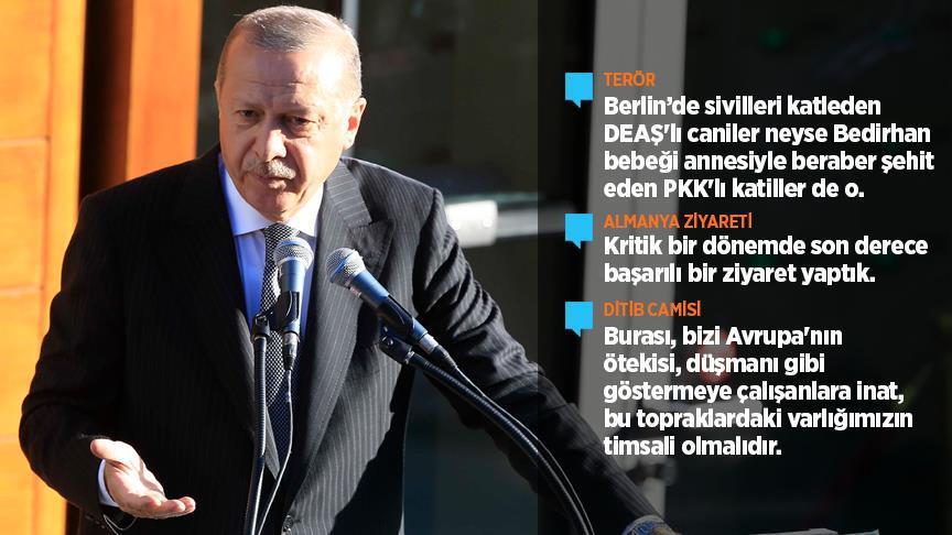 Cumhurbaşkanı Erdoğan: DEAŞ neyse Bedirhan bebeği şehit eden PKK'lı katiller o