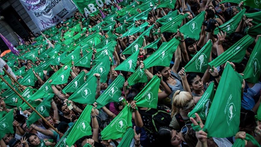 La 'marea verde' por el aborto legal en Argentina volvió a las calles
