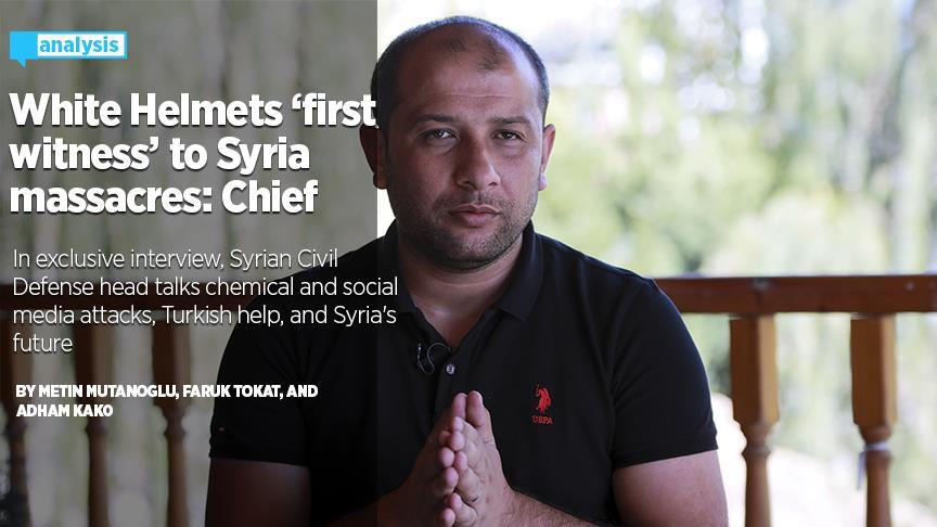 White Helmets ‘first witness’ to Syria massacres: Chief
