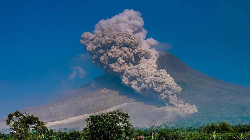Volcano erupts on Indonesia’s Sulawesi Island