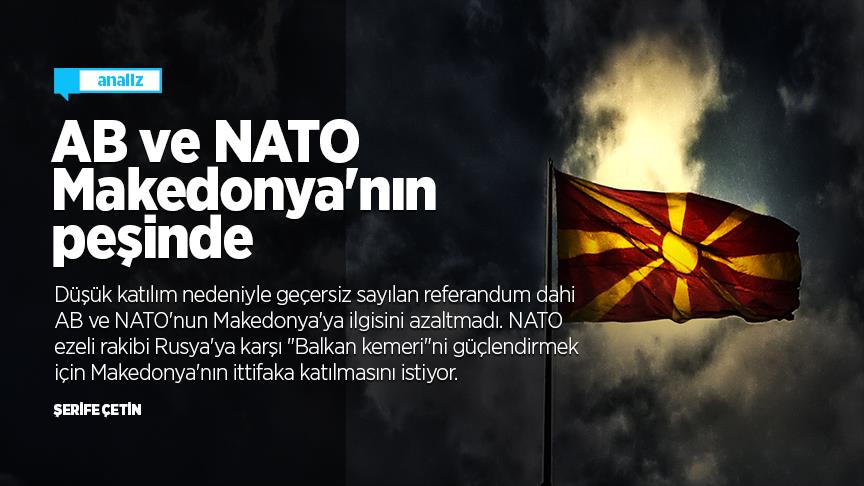 AB ve NATO Makedonya'nın peşinde