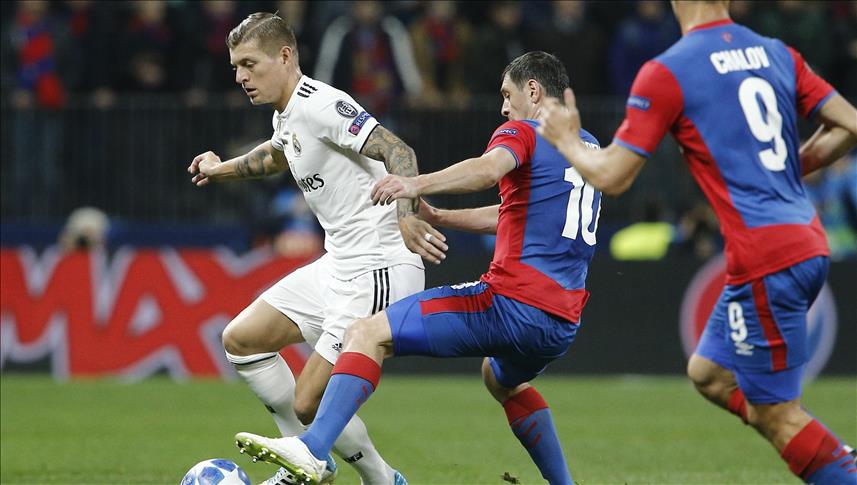 Real Madrid cayó ante el CSKA Moscú en la Liga de Campeones