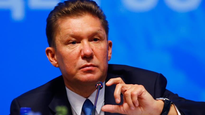 Gazprom Başkanı Aleksey Miller: TürkAkım'ın deniz kısmı iki ayda tamamlanacak