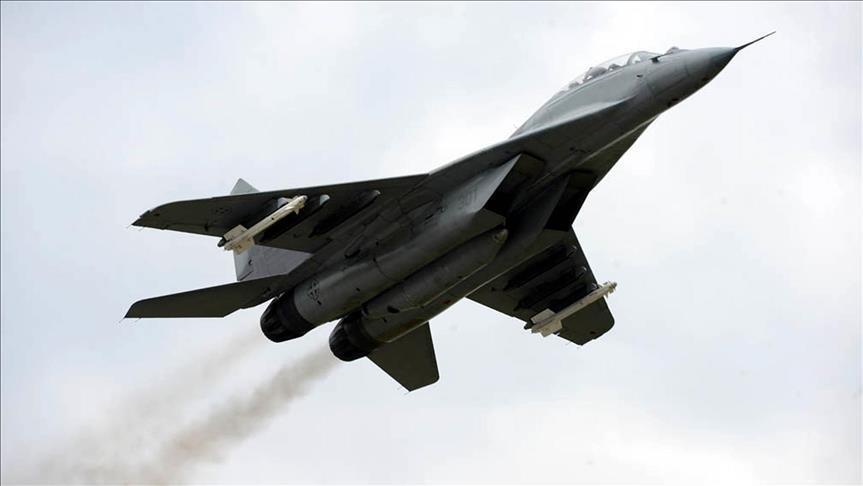Pesawat tempur MIG-29 jatuh di Rusia