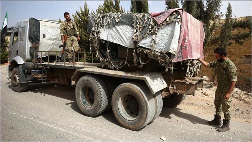 المعارضة تسحب كامل أسلحتها الثقيلة من خطوط الجبهة بإدلب