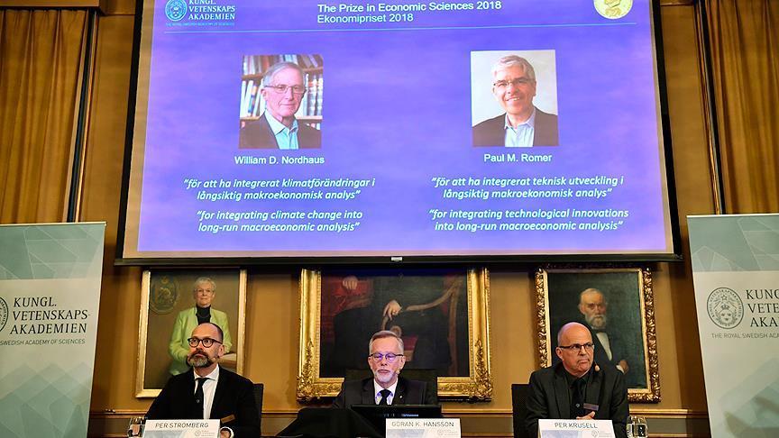 2 US economists win 2018 Nobel Prize