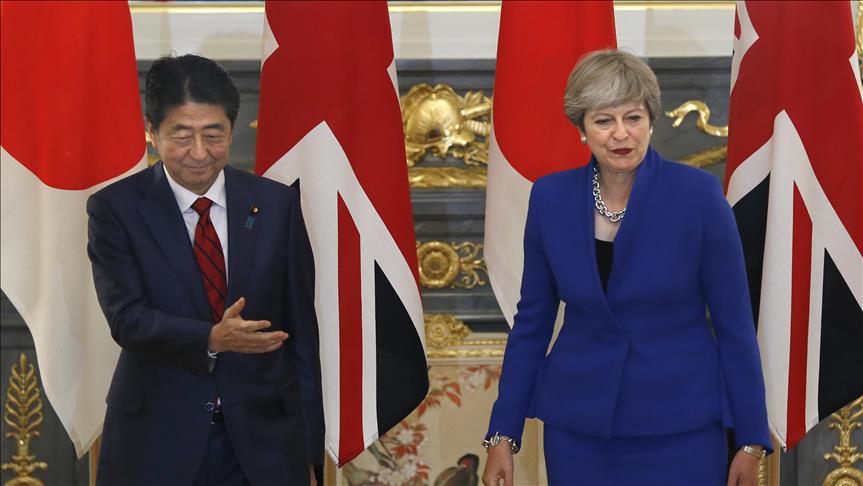 UK welcome to join Pacific trade deal, Japanese PM says