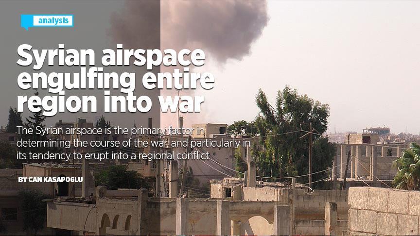 Syrian airspace engulfing entire region into war