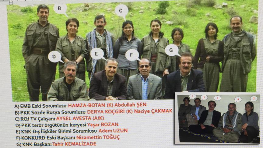 Terör örgütü elebaşlarıyla fotoğrafları ortaya çıkan HDP il başkanı tutuklandı 