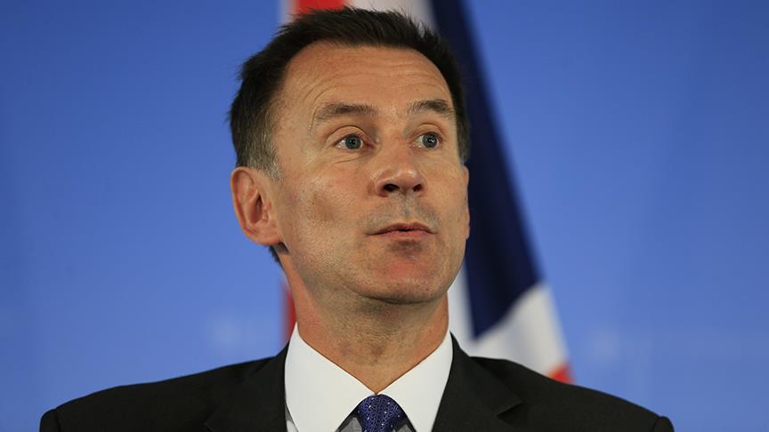 İngiltere Dışişleri Bakanı Hunt'tan 'Cemal Kaşıkçı' açıklaması