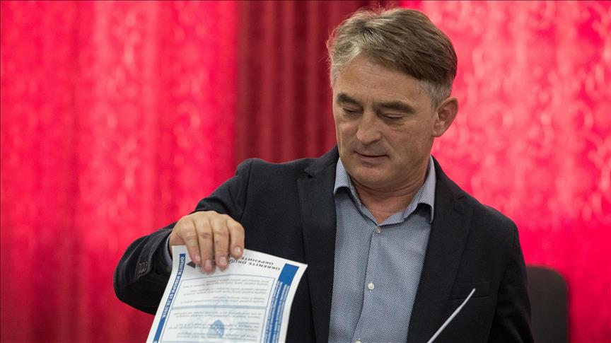 Bosnia Croat President Elect Visits Anadolu Agency