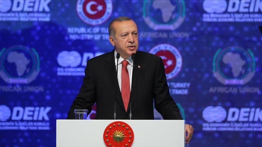 أردوغان يدعو إفريقيا لاستخدام العملات الوطنية في التجارة مع تركيا