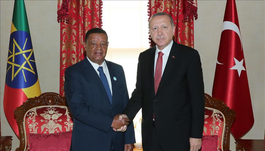 Turquie: Erdogan reçoit le président éthiopien Teshome Wirtu 