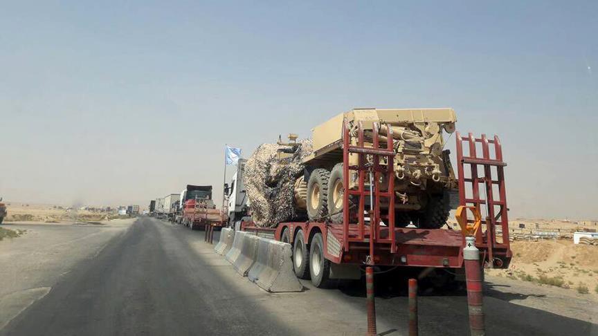 US supplies construction vehicles to YPG/PKK in Manbij 