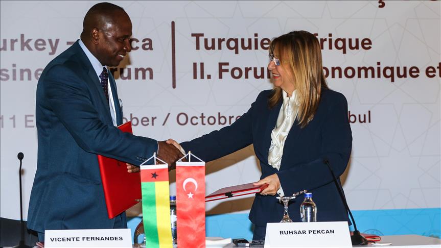 تركيا وغينيا بيساو توقعان اتفاقية تعاون تجاري واقتصادي