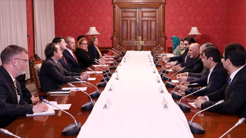 دیدار رئيسجمهور افغانستان با رئیس کنگره آمریکا در کابل
