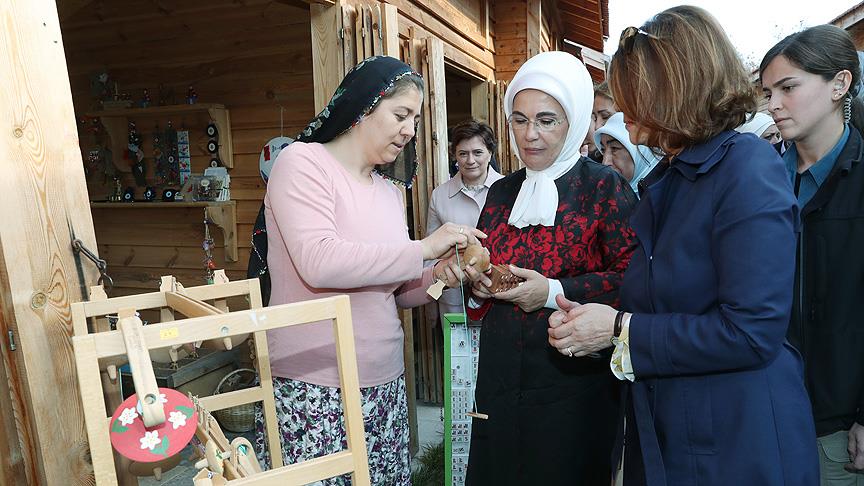 Emine Erdoğan'dan 'Anadolu Açık Hava Müzesi Yaşayan Köy'e ziyaret