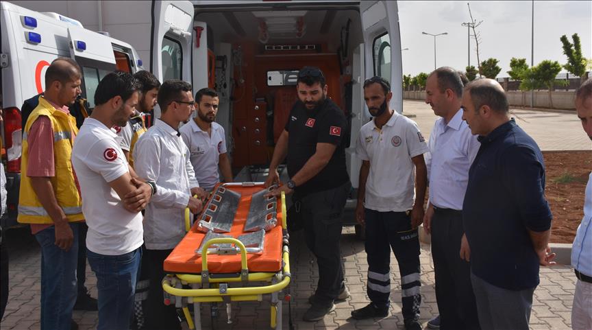 Türkiye'den Suriye'deki ambulans görevlilerine eğitim 