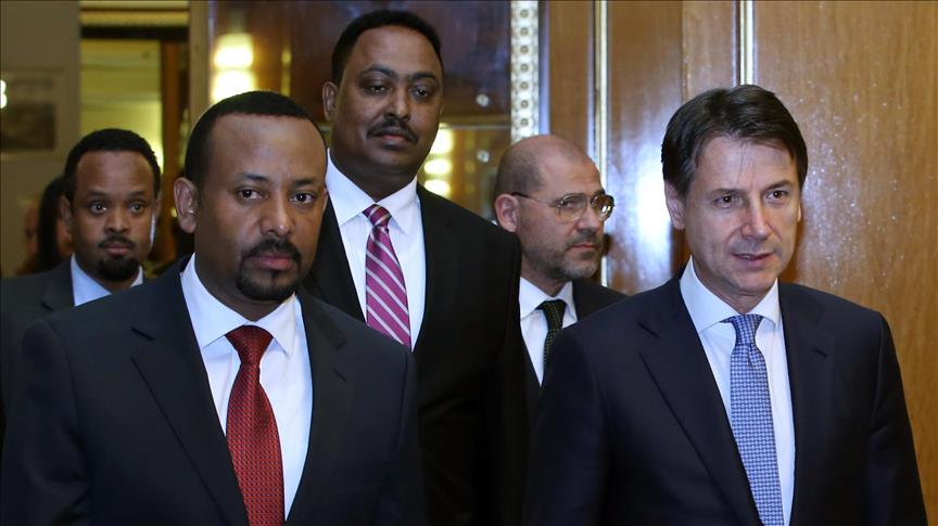 Italian, Ethiopian premiers discuss migration issue
