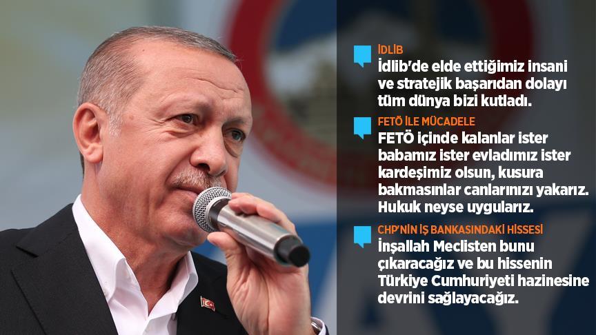 Cumhurbaşkanı Erdoğan: Uluslararası alanda büyük bir mücadele yürütüyoruz
