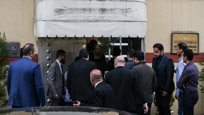 الوفد التركي يصل القنصلية السعودية للتحقيق في قضية اختفاء خاشقجي