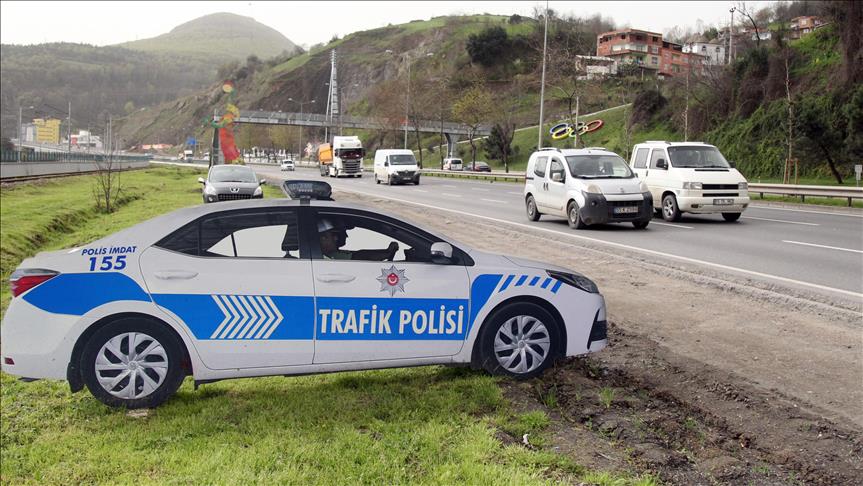 Maket polis araçları kazaları azalttı