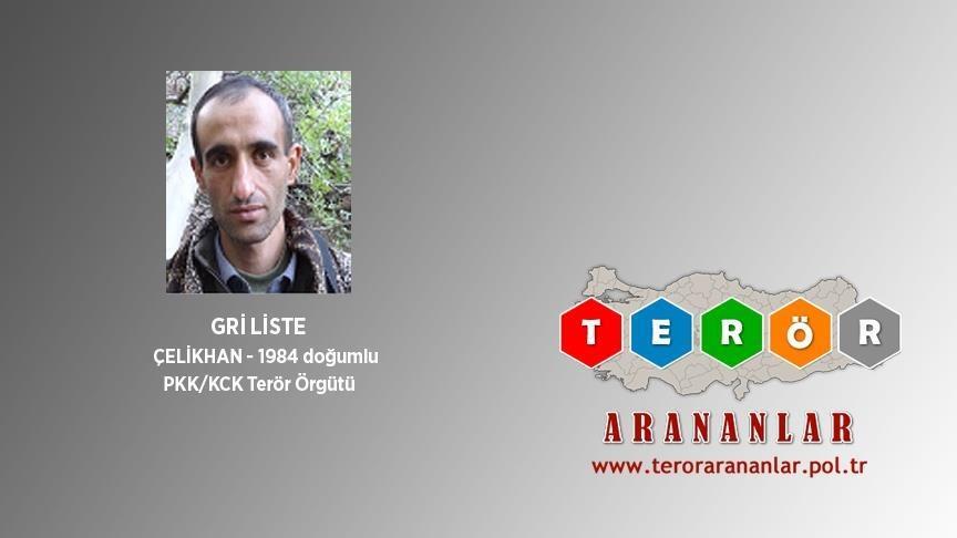 Turquie : Un terroriste du PKK inscrit sur "liste grise" neutralisé 