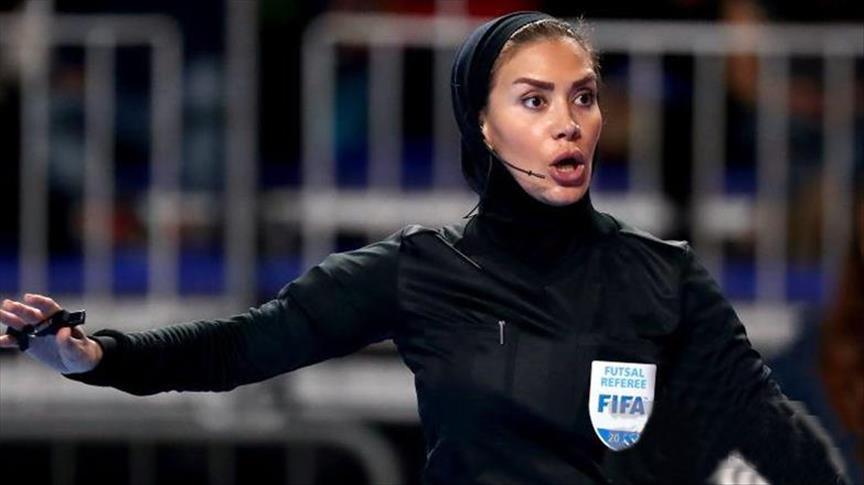قضاوت فینال فوتسال المپیک جوانان توسط داور زن ایرانی
