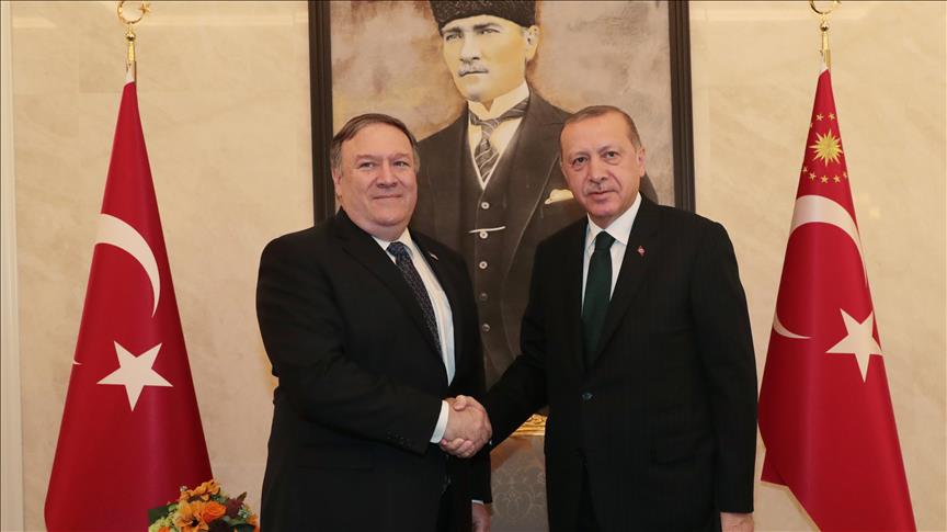 President Erdogan, US’ Pompeo meet in Ankara