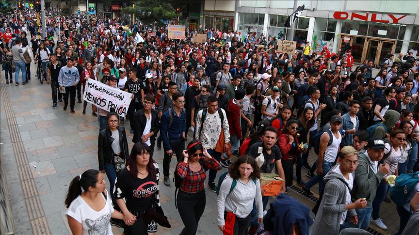 Colombie: Poursuite des manifestations estudiantines