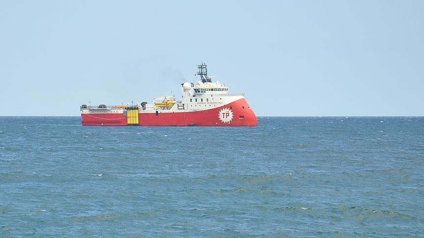 سفينة "بربروس" التركية ستواصل مهامها في البحر المتوسط