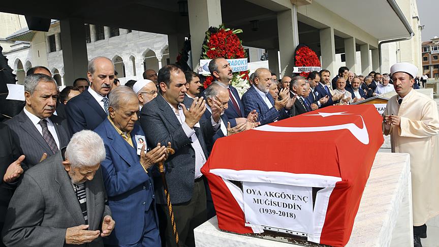 Oya Akgönenç son yolculuğuna uğurlandı